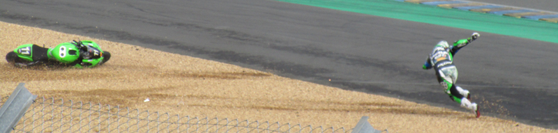 Augustin BARBOT _ 24 heures du Mans Moto 2016 _ Accident Crash